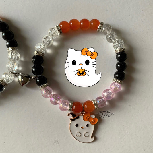 Hello Kitty & Snoopy Halloween Matching Bracelets