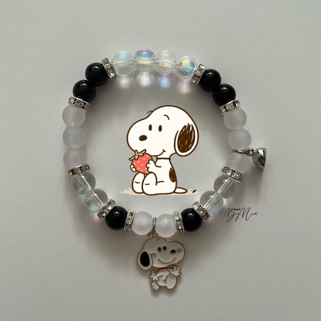 Matching Snoopy & Hello Kitty Bracelets