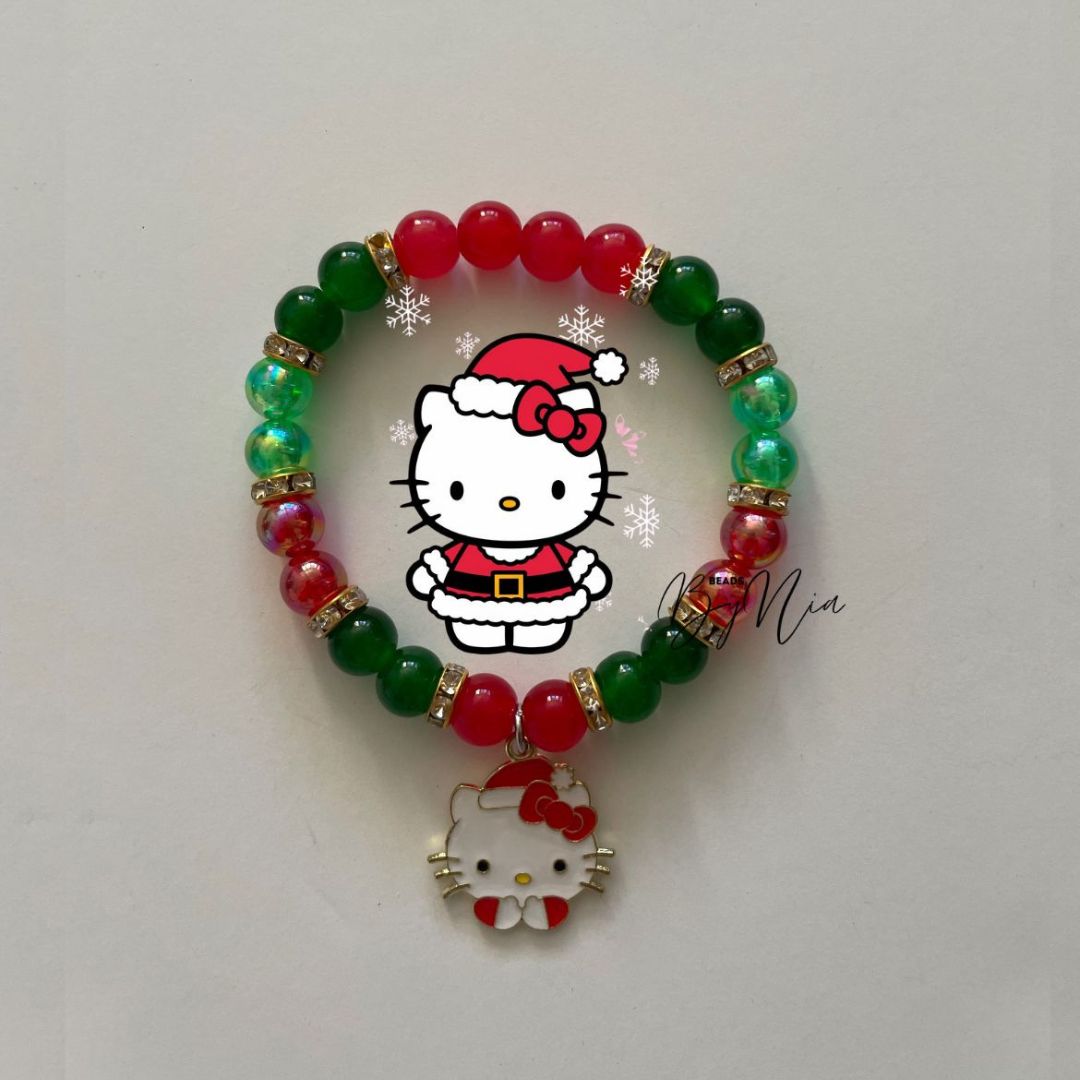 Matching Christmas Hello Kitty Bracelets