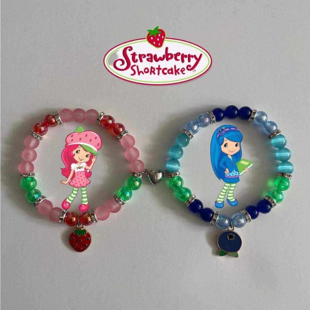 Strawberry ShortCake & Blueberry Muffin Matching Bracelets