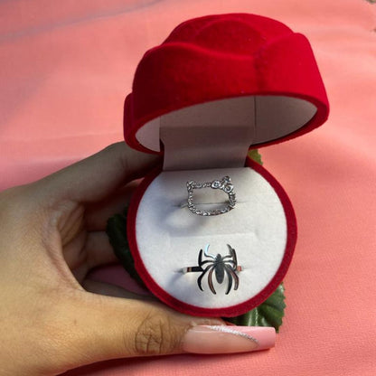 Hello Kitty & Spiderman Ring (Ver-2)