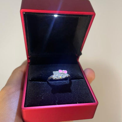 Hello Kitty And Spiderman Rings