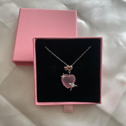 Y2K Heart Necklaces - Nostalgic Elegance for the Modern Heart