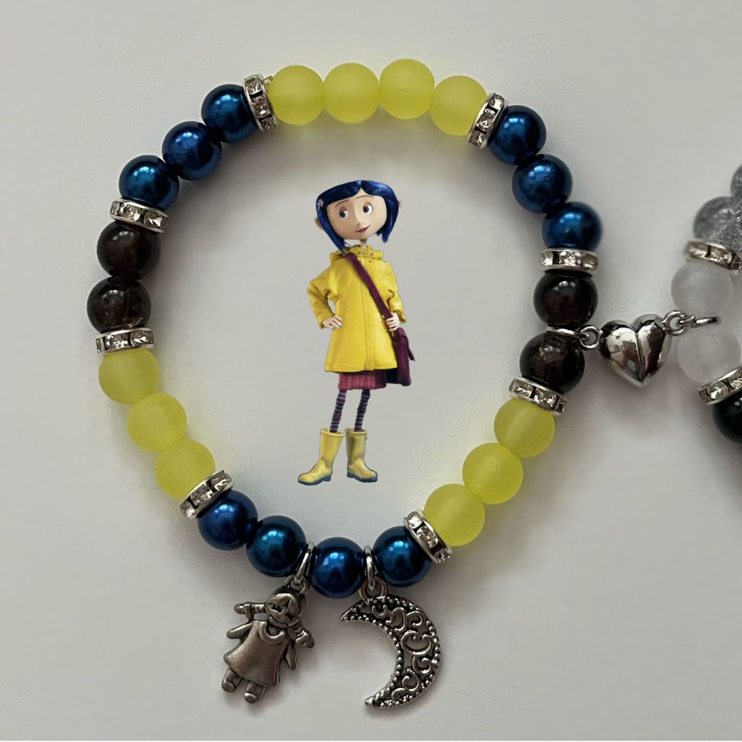 Coraline & Wybie Matching Bracelets