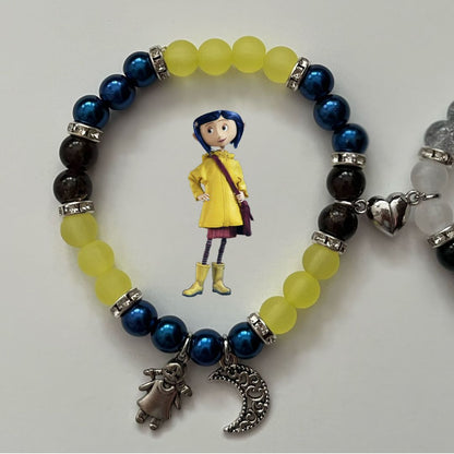 Coraline & Wybie Matching Bracelets