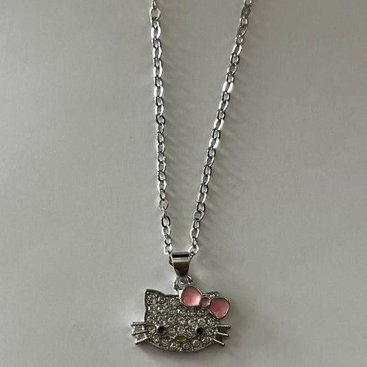 Hello Kitty Crystal Necklace