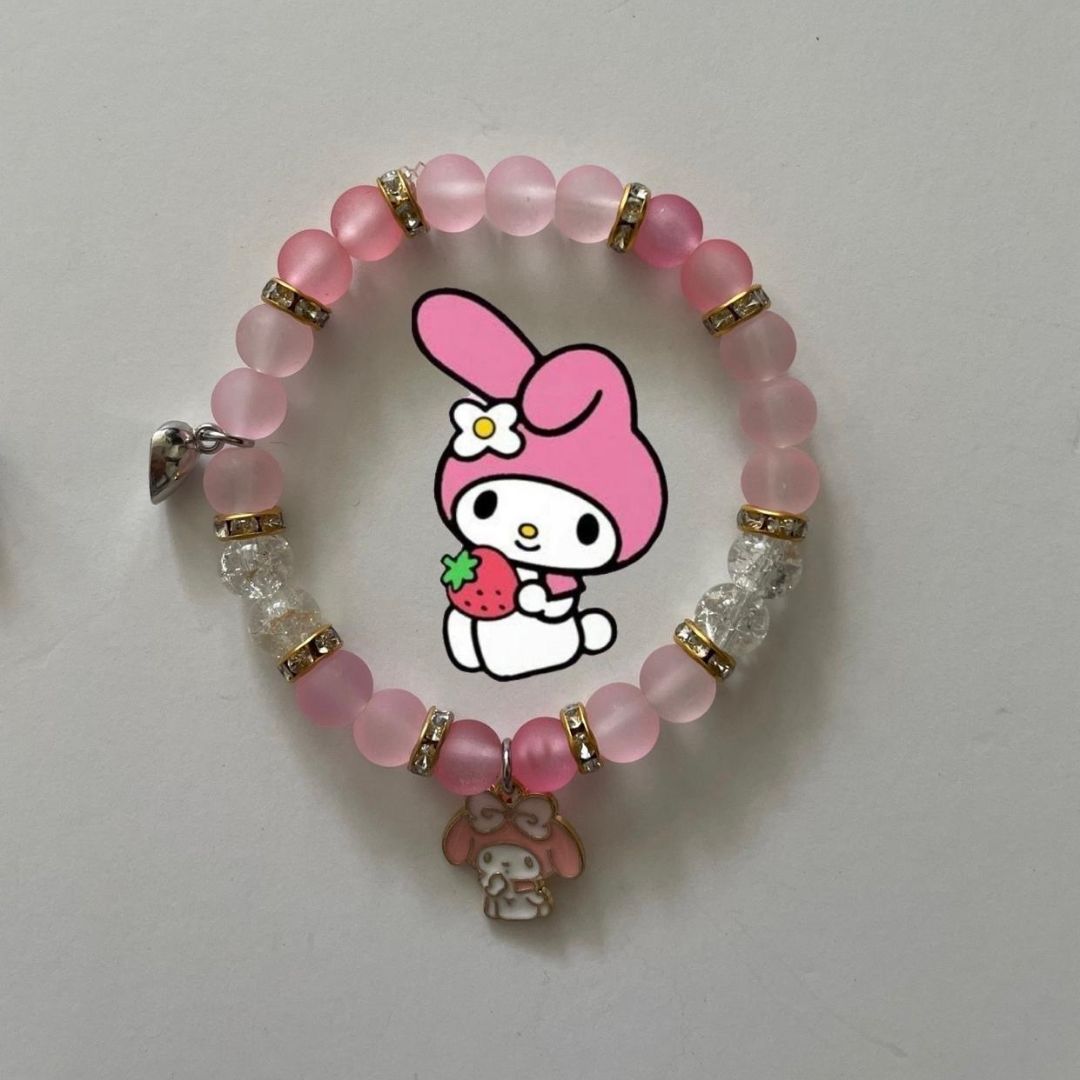 My Melody and Hello Kitty Matching Bracelets