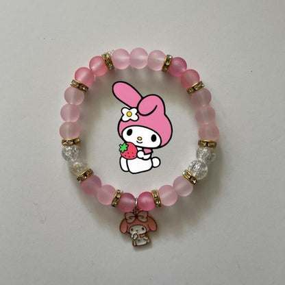 My Melody and Hello Kitty Matching Bracelets