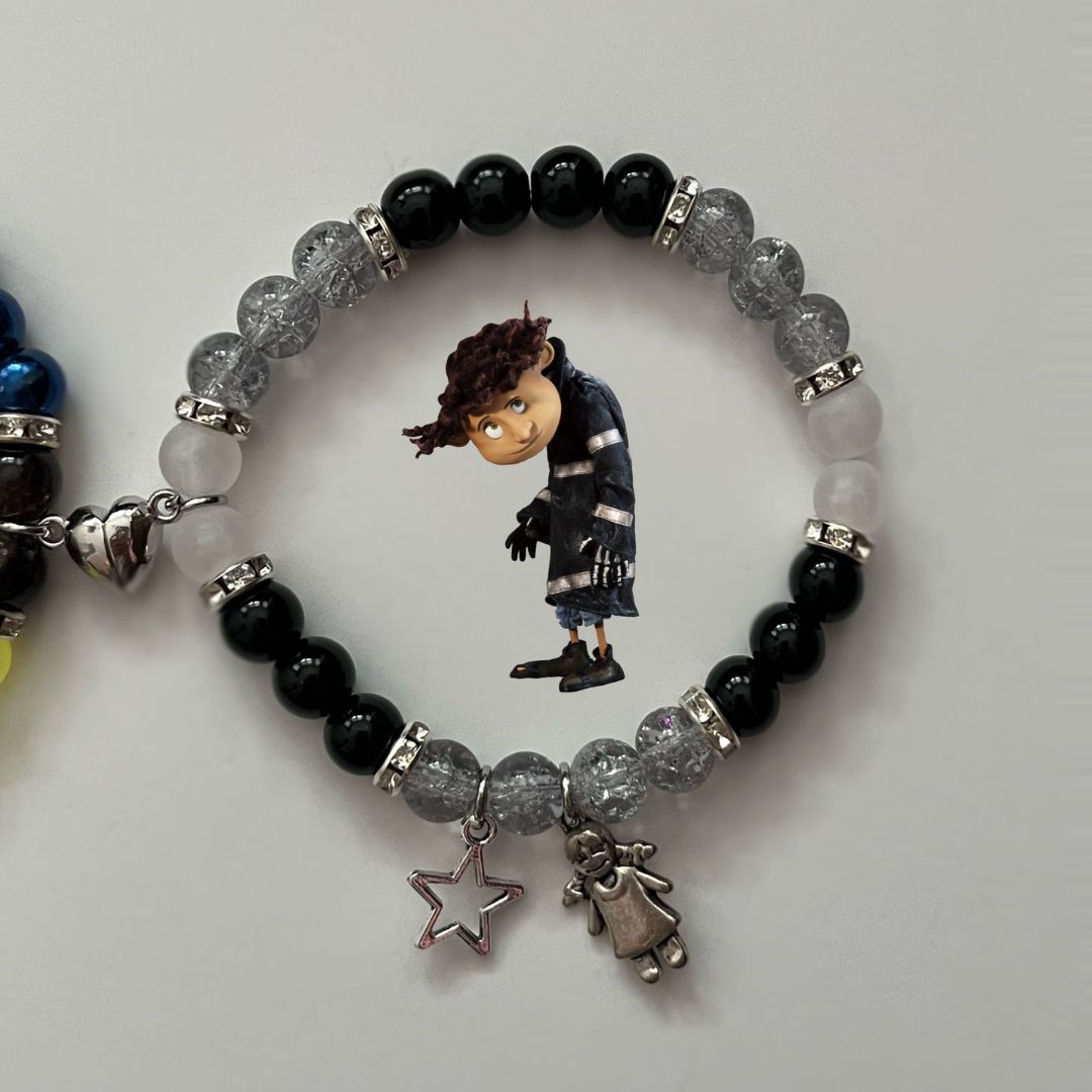 Coraline & Wybie Matching Bracelets