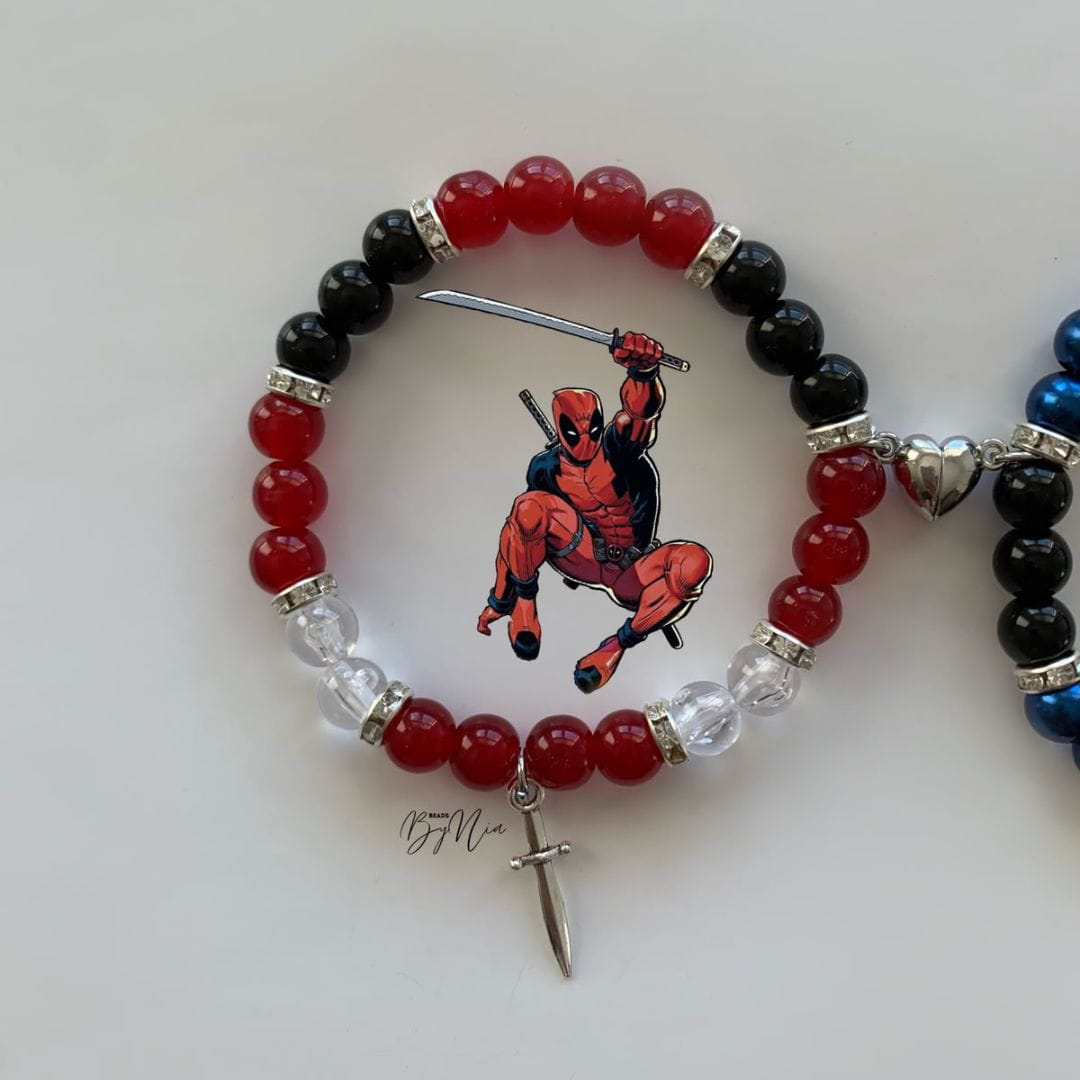 Deadpool & Wolverine Matching Bracelets