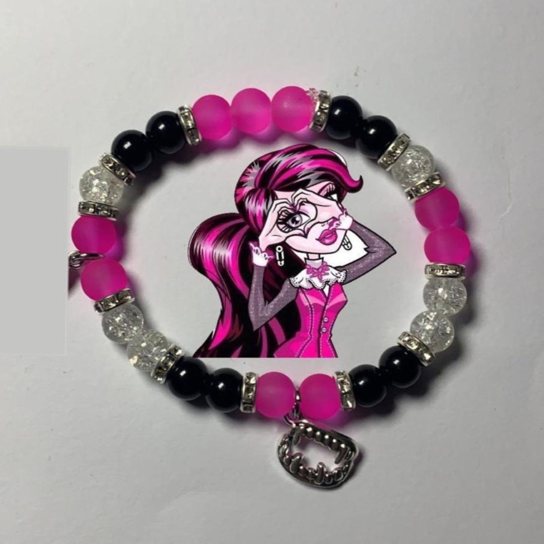 Draculaura & Clawdeen Matching Bracelets