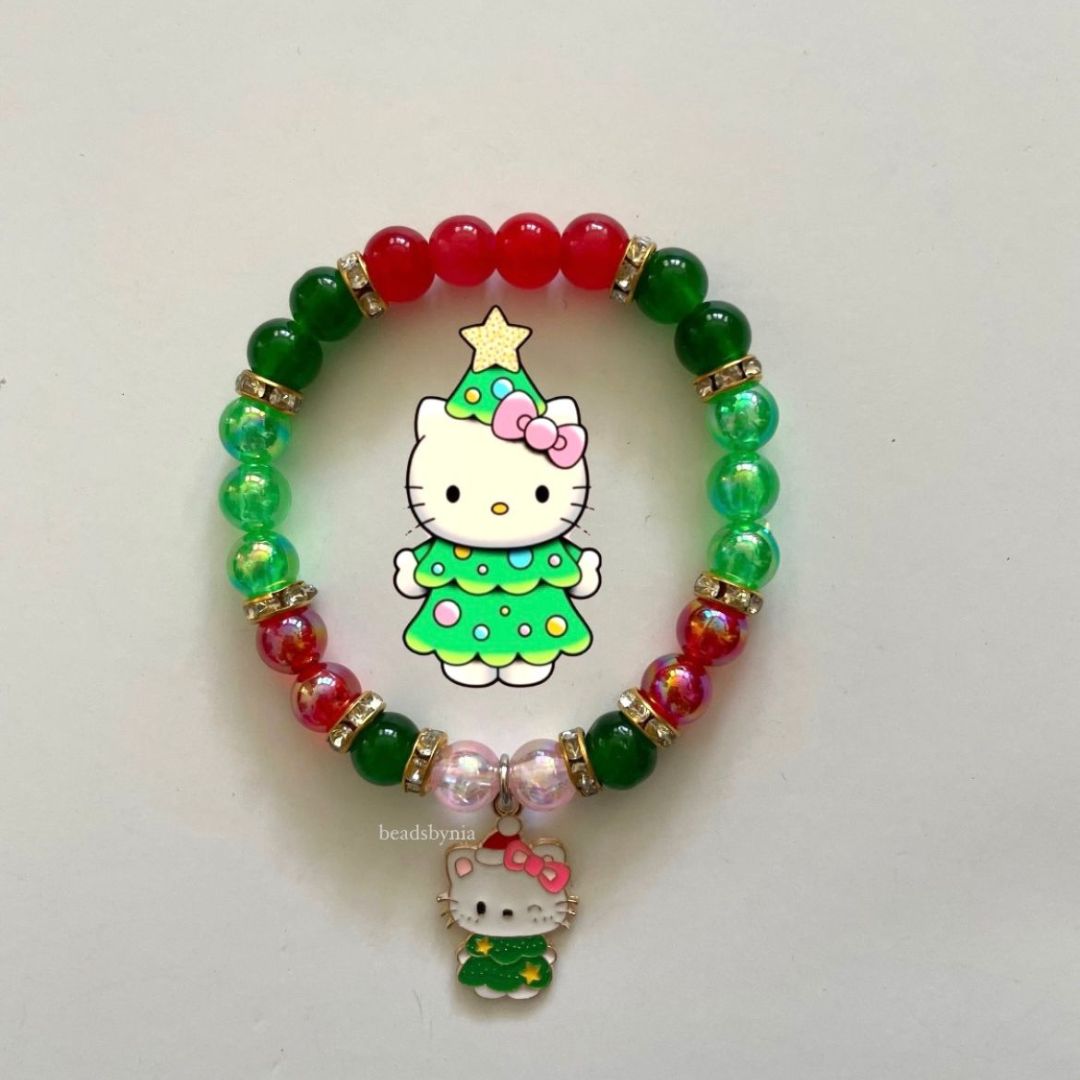 Matching Christmas Hello Kitty Bracelets