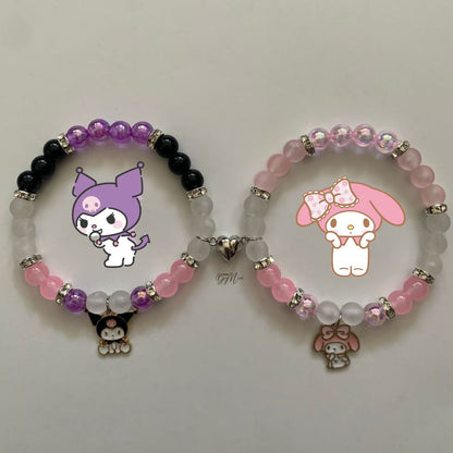 Kuromi & My Melody Matching Bracelets