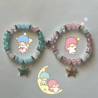 Little Twin Stars Kiki & Lala matching bracelets Sanrio — Beads by Nia