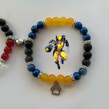 Deadpool & Wolverine Matching Bracelets