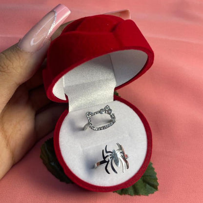 Hello Kitty & Spiderman Ring (Ver-2)