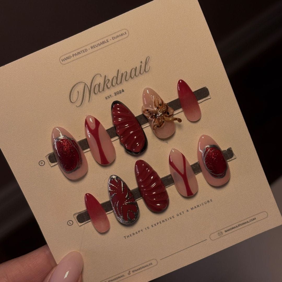 Stranger Things Matching Bracelets & Nail set