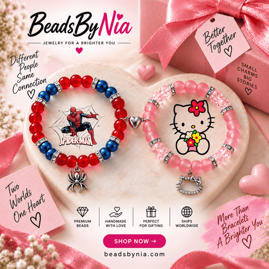 Hello Kitty & Spiderman Matching Bracelets