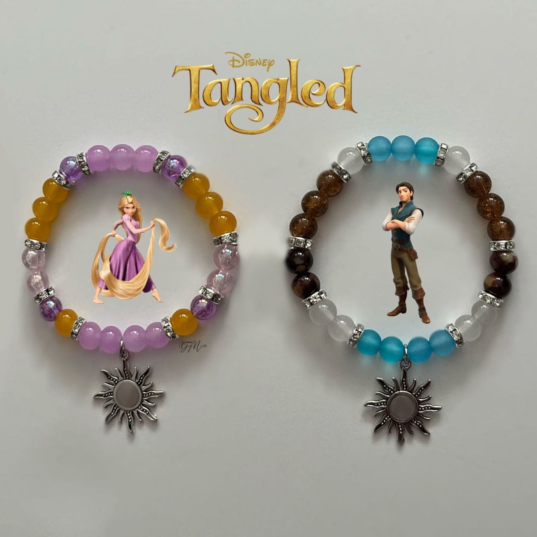Rapunzel and Flynn Matching Bracelets Ver. 2