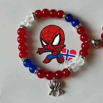 Norway World Cup Collection - Spiderman & Hello Kitty Matching Bracelets