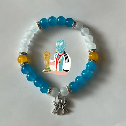 Argentina WorldCup Collection - Spiderman & Hello Kitty Matching Bracelets