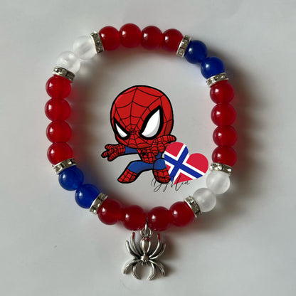Norway World Cup Collection - Spiderman & Hello Kitty Matching Bracelets
