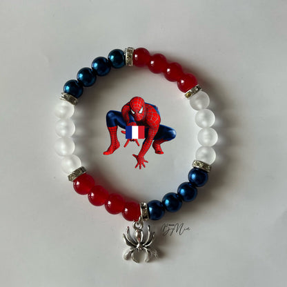 France WorldCup Collection - Spiderman & Hello Kitty Matching Bracelets
