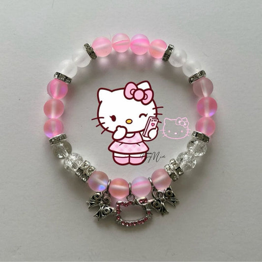 Pink Hello Kitty Valentines Bracelet