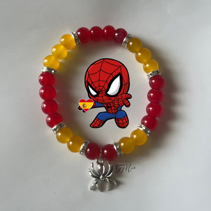 Spain WorldCup Collection - Spiderman & Hello Kitty Matching Bracelets