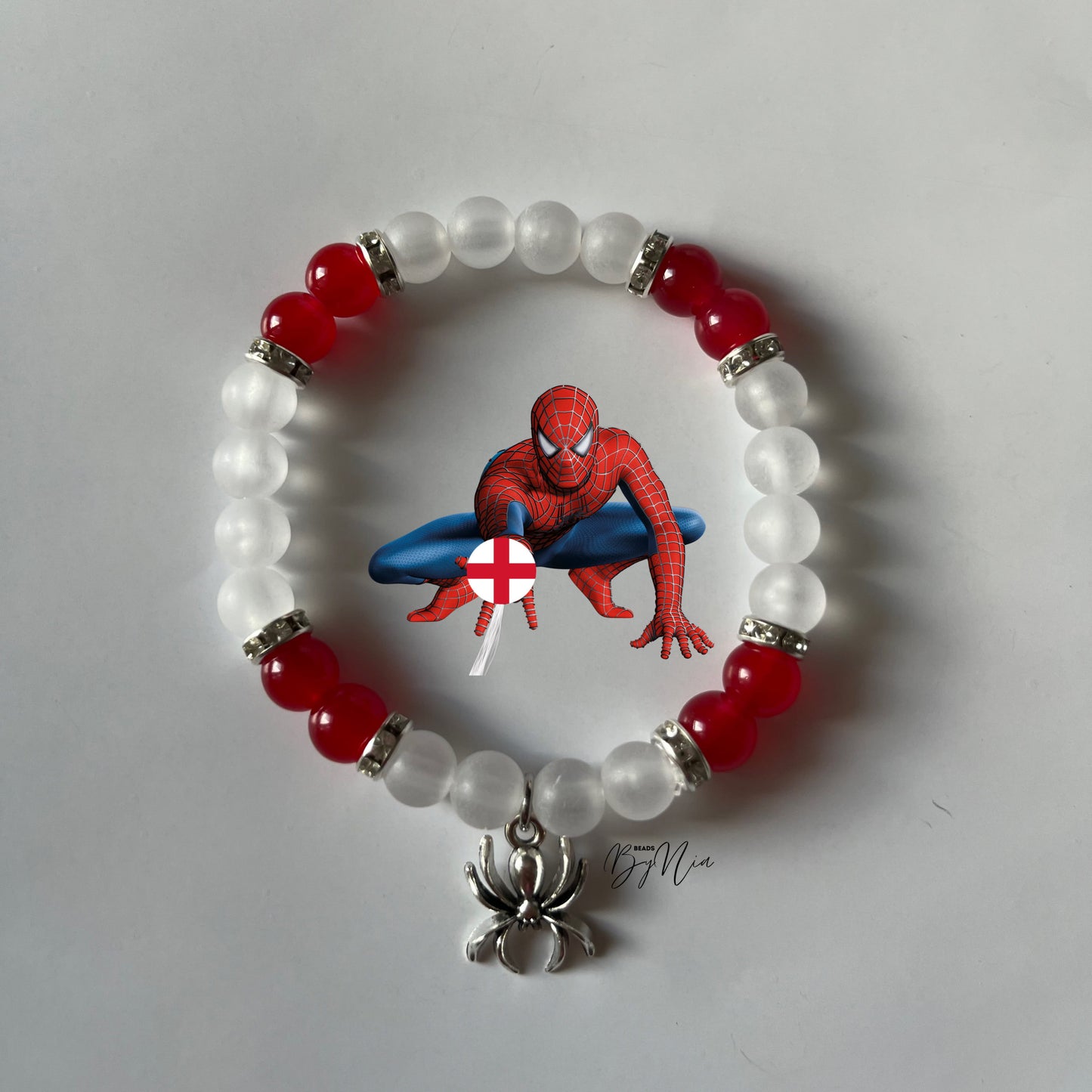 England WorldCup Collection - Spiderman & Hello Kitty Matching Bracelets