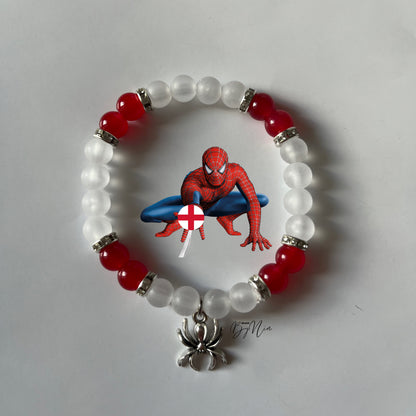 England WorldCup Collection - Spiderman & Hello Kitty Matching Bracelets