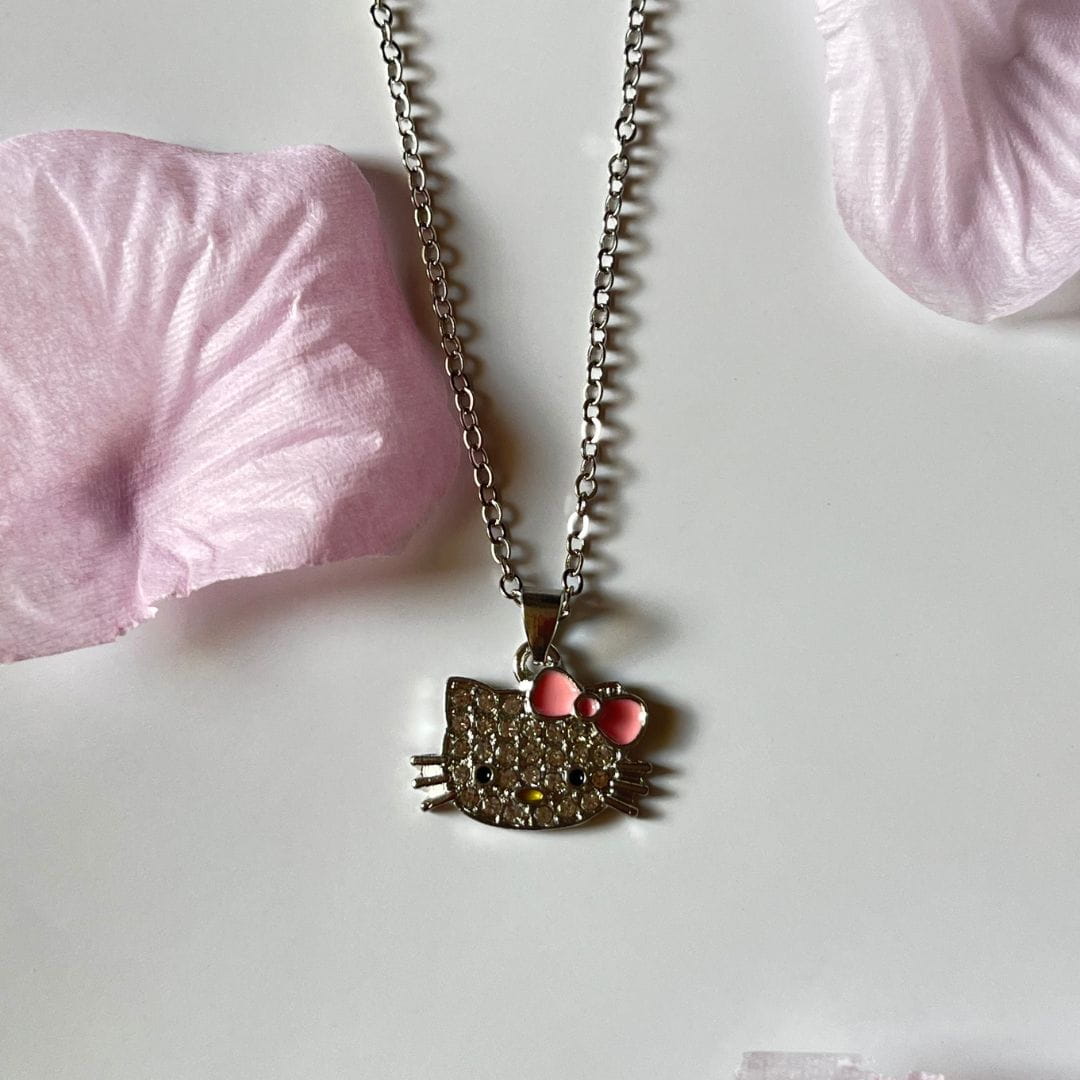 Hello Kitty Crystal Necklace