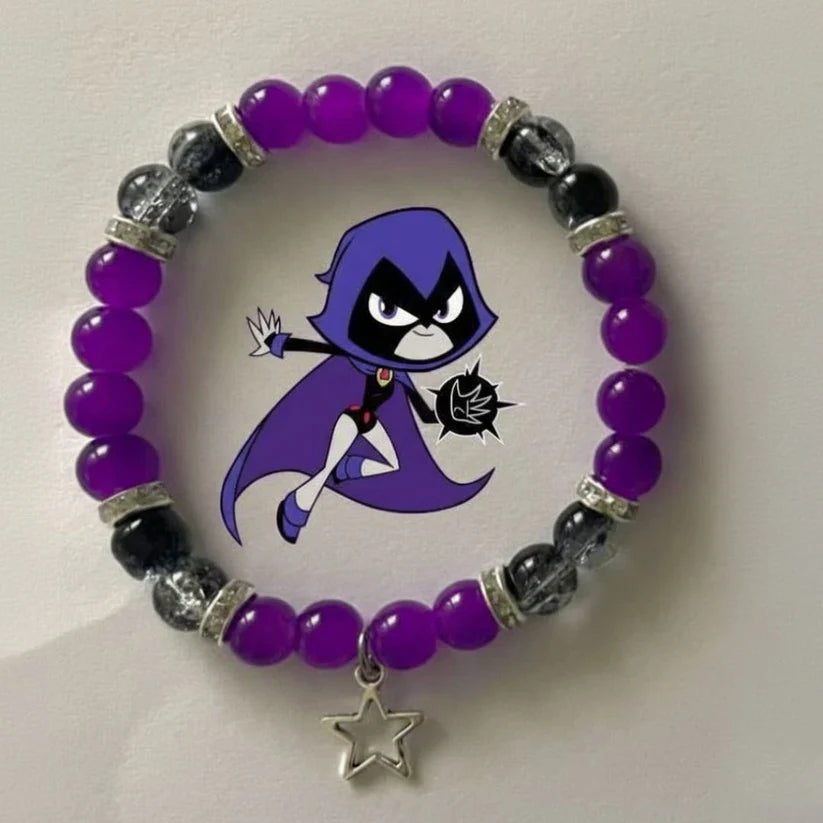 Raven & Beast Boy Matching Bracelets