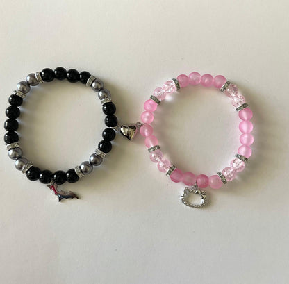 Hello Kitty & Batman Matching Bracelet