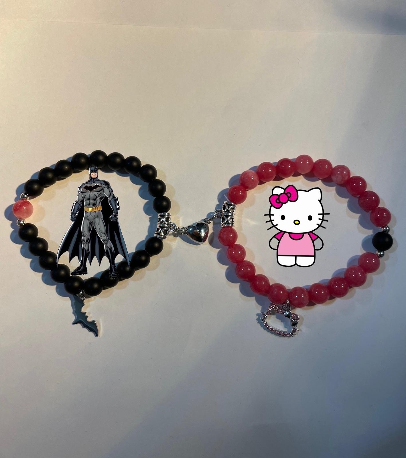 Hello Kitty x Batman Couple Set (with Heart Magnet)