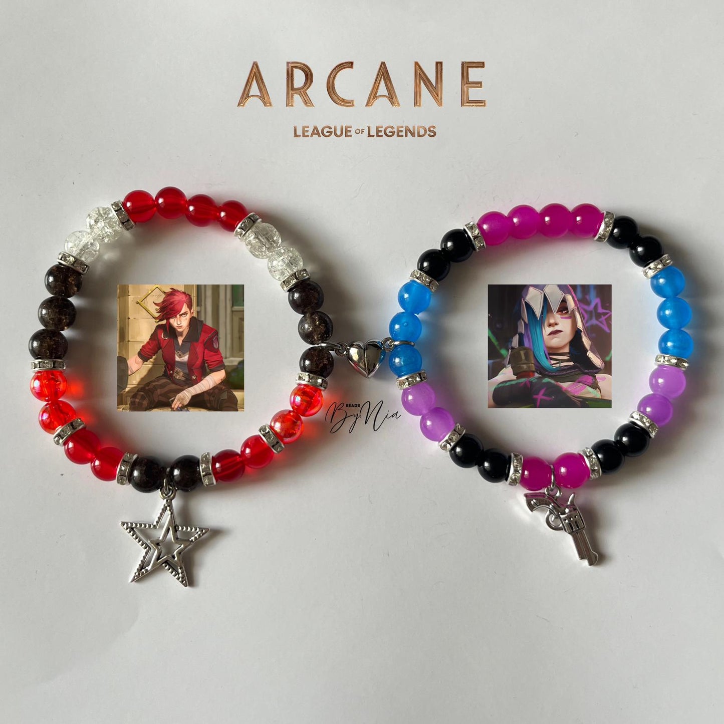 Jinx & Vi Matching Bracelets