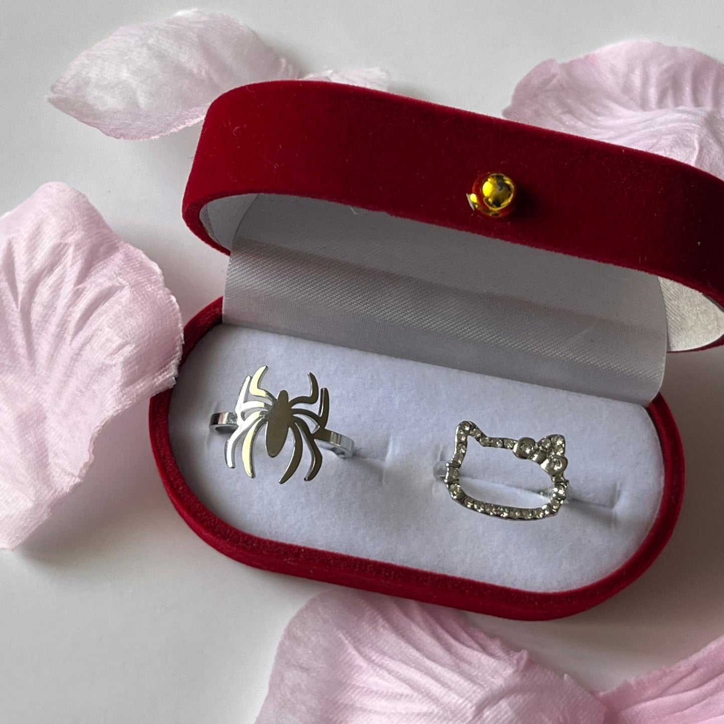 Hello Kitty & Spiderman Ring (Ver-2)