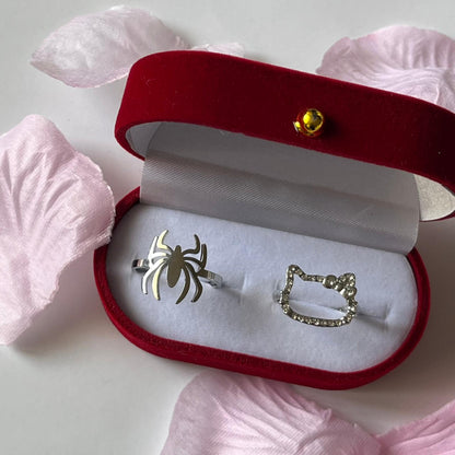 Hello Kitty & Spiderman Ring (Ver-2)