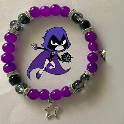 Raven & Beast Boy Matching Bracelets