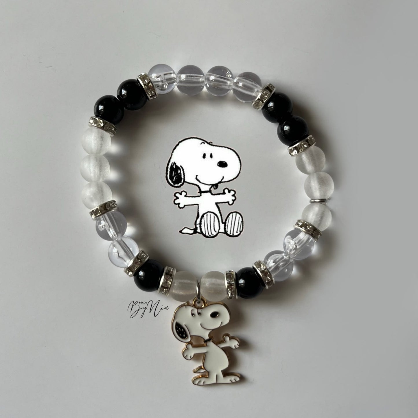 Matching Snoopy & Hello Kitty Bracelets