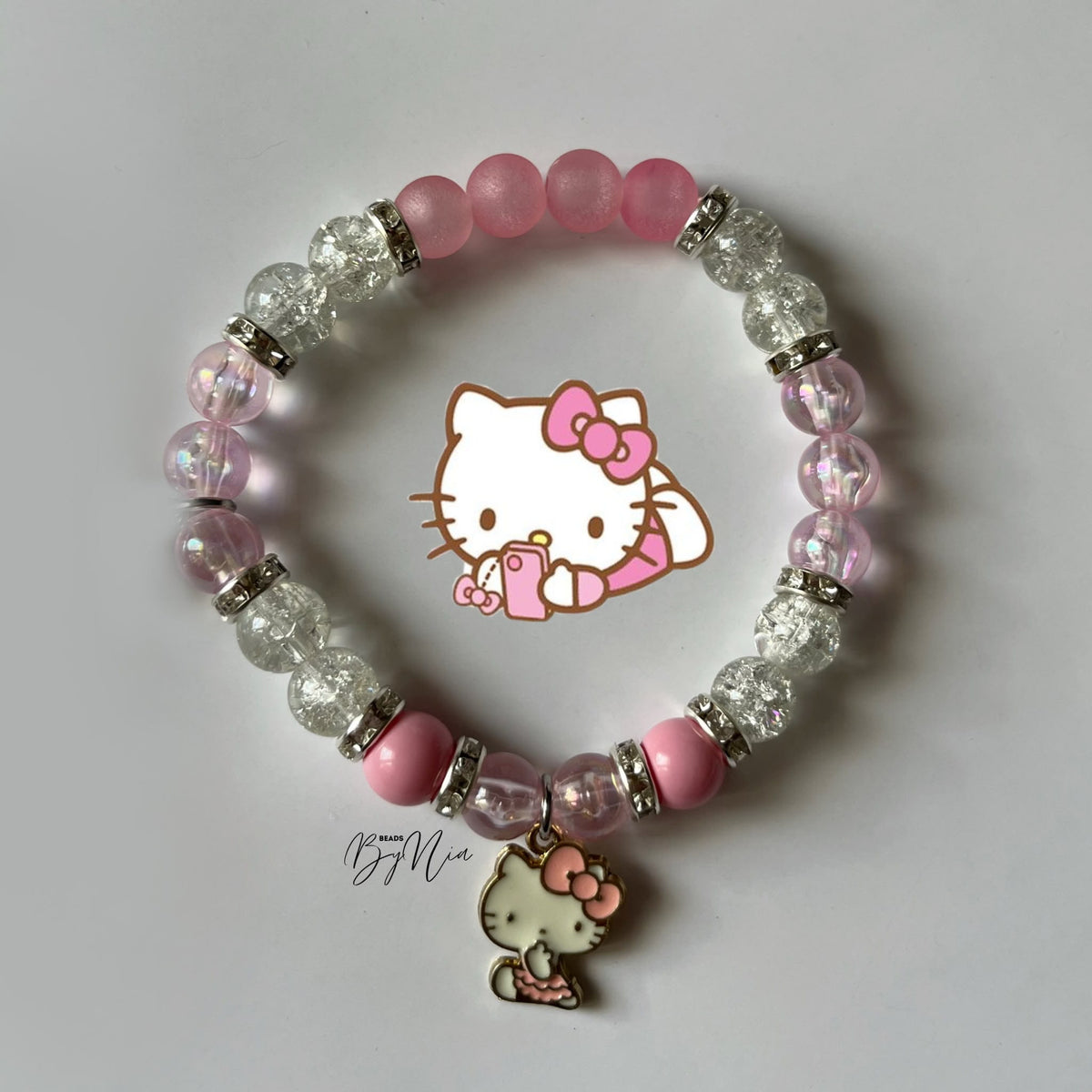 Matching Snoopy & Hello Kitty Bracelets