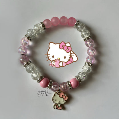 Matching Snoopy & Hello Kitty Bracelets