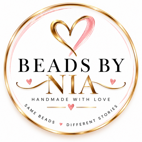 Beads By Nia handmade with love logo