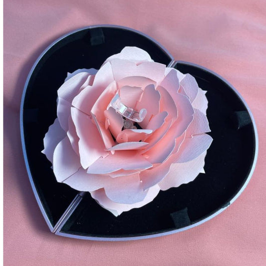 Folding Rose Ring Box – A Romantic Twist for Special Moments