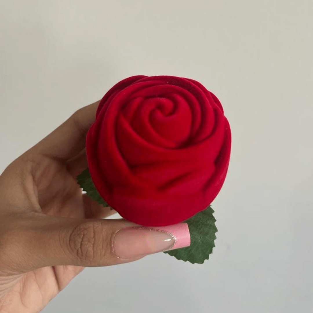 Rose Ring Box With Stick