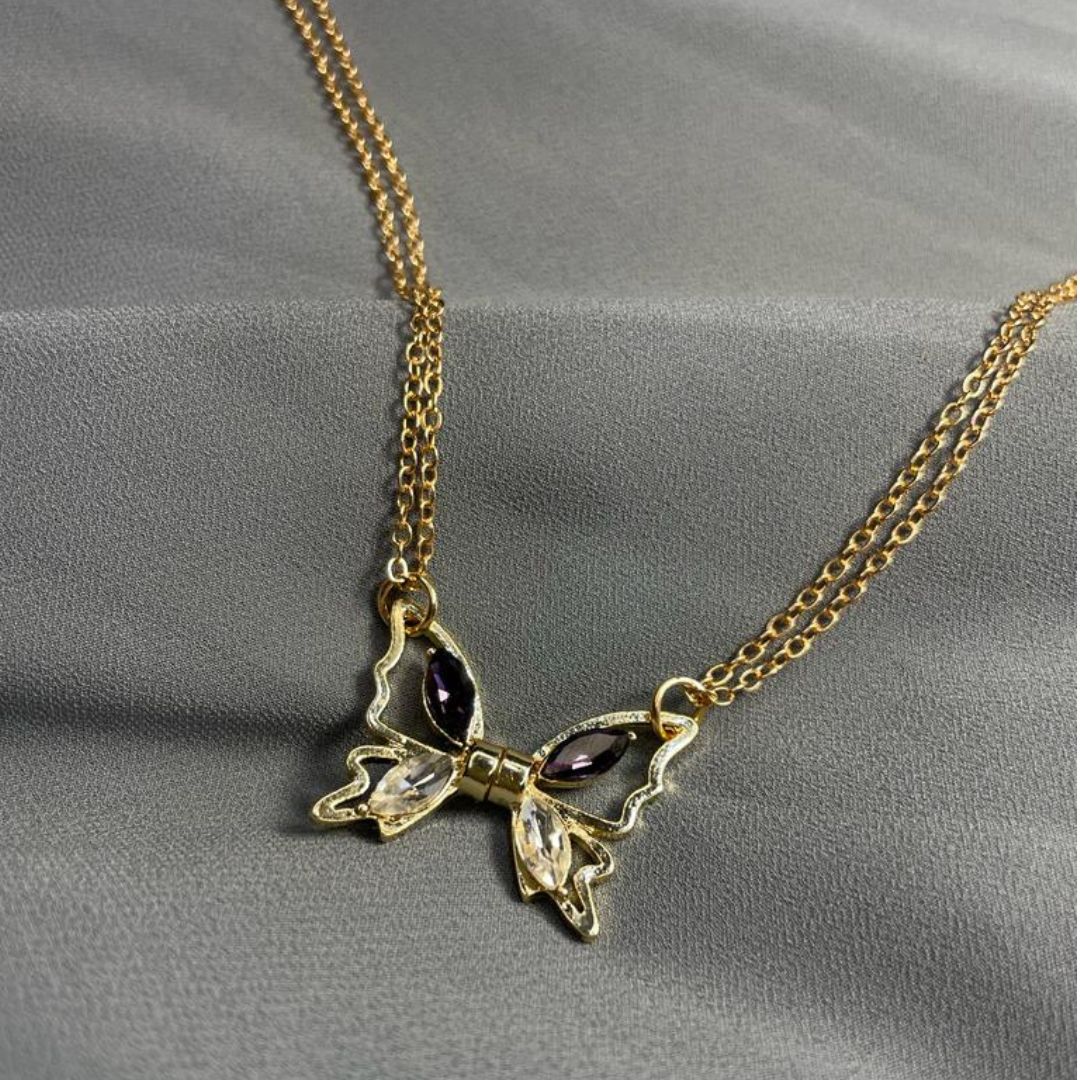 Butterfly Necklaces - Connecting in the middle