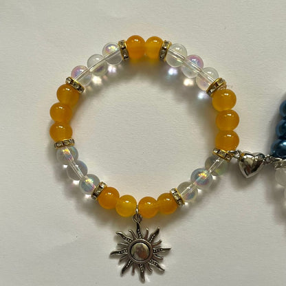 Sun And Moon Matching Bracelets