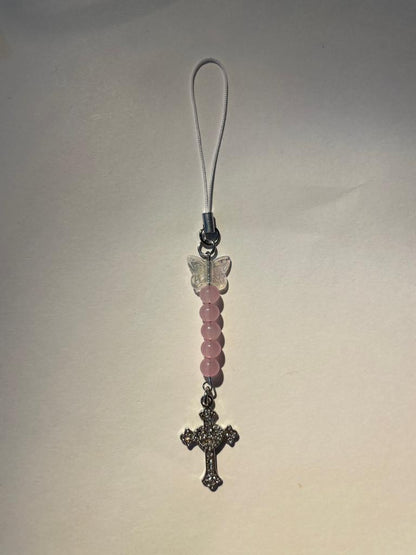 Cross Phone Charm