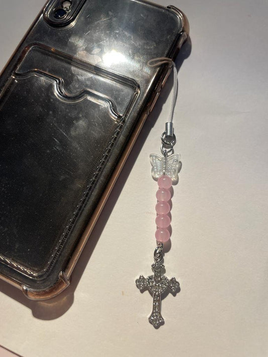 Cross Phone Charm